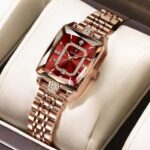 Jewelry Luxurious Textured Dial Square